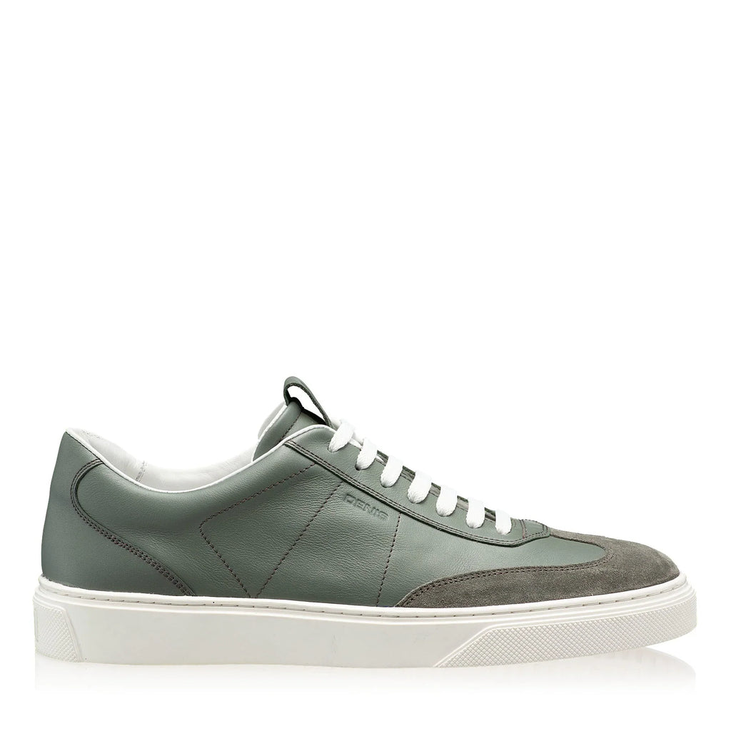 Pantofi Sport Barbati 7312 Vitello + Crosta Verde